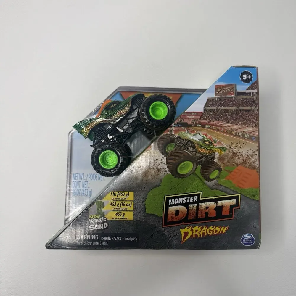 Monster Jam Monster Dirt Dragon 3 Piece Playset